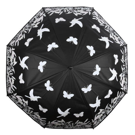 Esschert Design farbwechselnder Regenschirmvogel