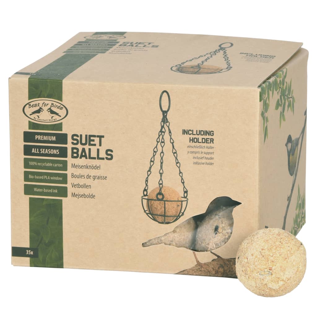 Esschert Design Esschert Design Bird Fat Balls 4-sesong inkludert holder