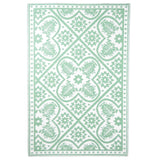 DESIGNE ESSCHERT ESSCHERT DESIGN DU RAGNER DE SOIRIE 182X122 CM VERT ET BLANC