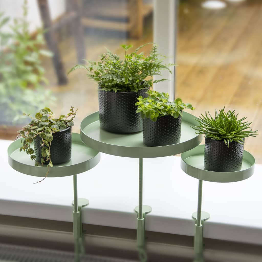 EsssCert -Design -Pflanze Blad mit Klemme um L grün