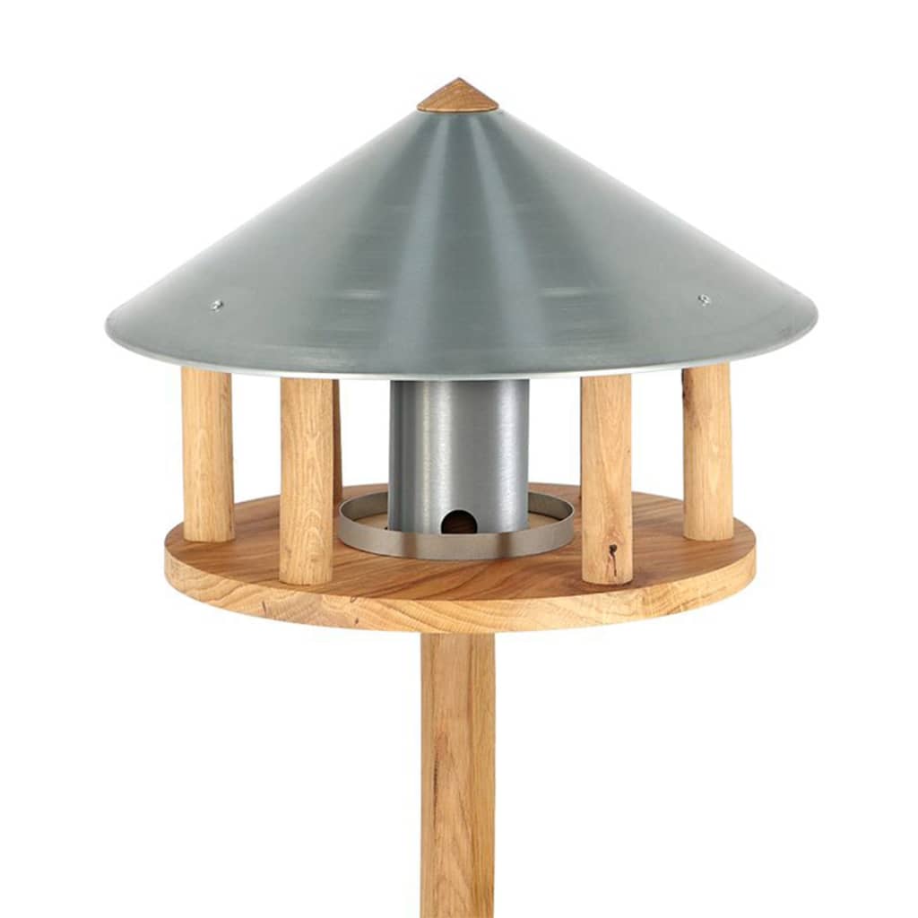 Esschert Design Bird Feed House mit Silo und um Dachzink