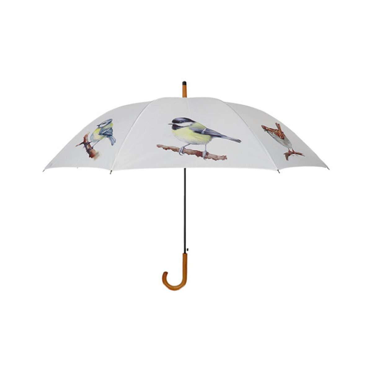 Esschert Design Regenschirm Aquarell Vögel 119,5x119,5x96,0 cm