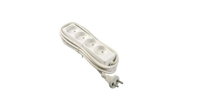 Vb 41122 Tischsteckdose 4-fach Z-RA 2x1,5mm