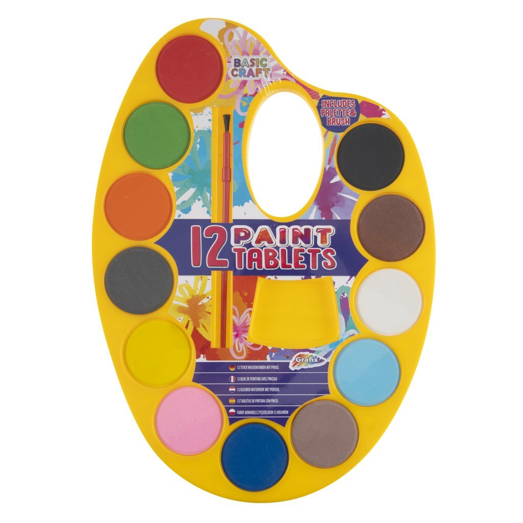 Grafix Aquarellpalette, 12 Farben