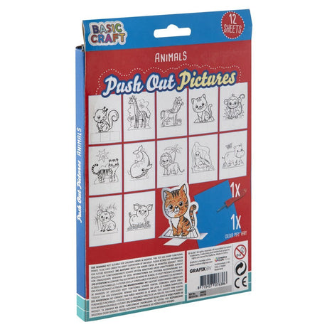 Bongers Spielzeug-Pin-Block-Tiere, 12-tlg.