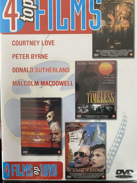 Overige merken dvd 4 top films beat timeless scream of stone out of darkness