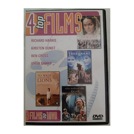 Grundlegende DVD 4 Top-Filme zum Wandern mit Löwen, wahren Herzen, weiten Pavillons, Flucht zum Grizzly Mountain