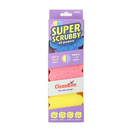 Cleanrite Super Scrubby 3-teiliger Allzweckreiniger