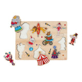 Botones de madera Engelhart Puzzle Circus 9 piezas