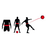 Avento Football Skills Trainer Black and Red