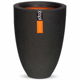 Capi Flowerpot Urban Smooth Elegant Low 36x47 cm Schwarz KBL782