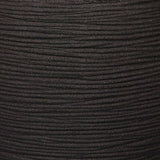 Capi Flowerpot Natur Rib Elegant Deluxe 40x60 cm Schwarz KBLR1131