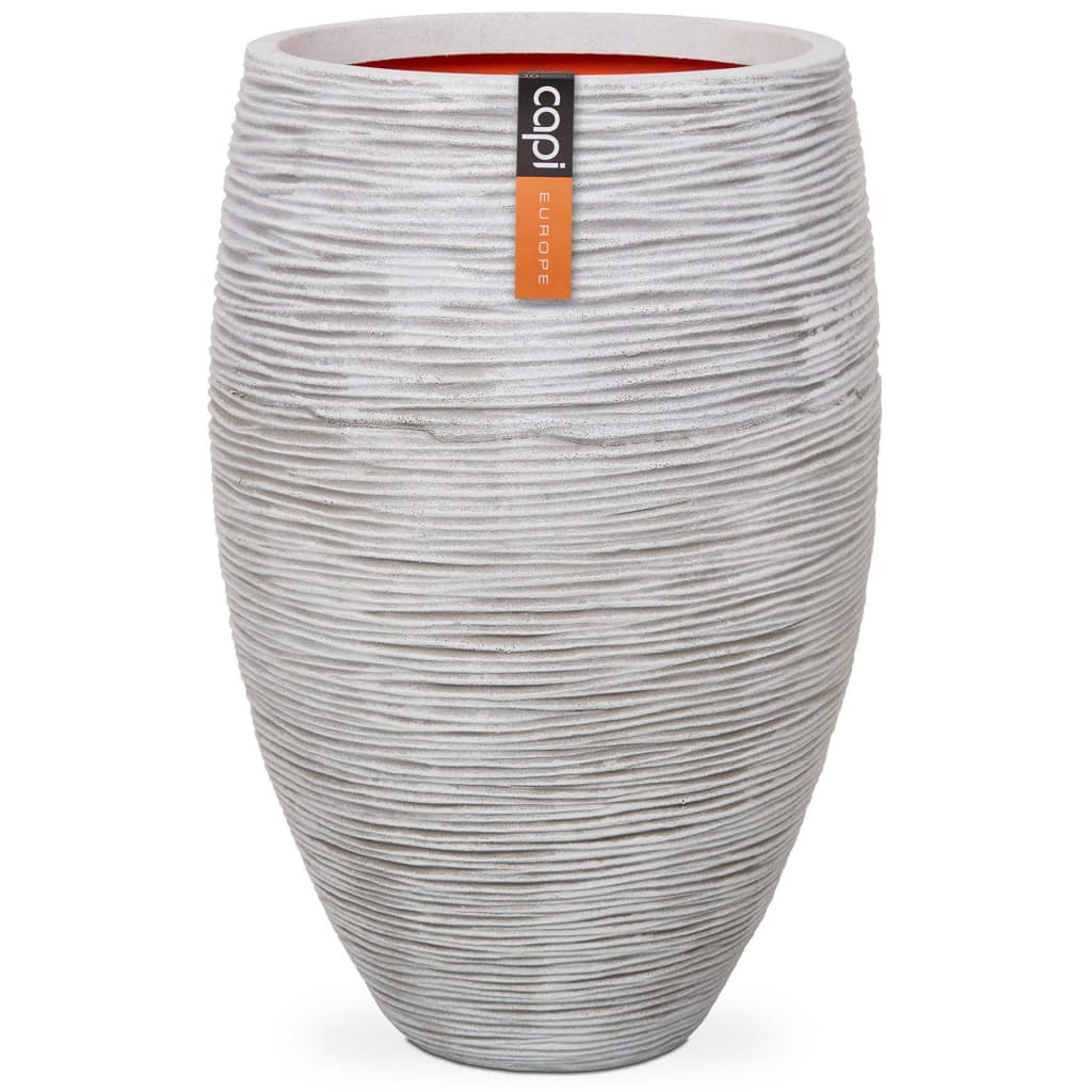 Capi Capi Flowerpot Nature Rib Elegante Deluxe 40x60 cm Colore in avorio Kofi1131