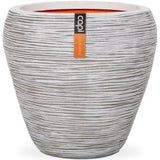 Capi Flowerpot Nature Rib Haken 42x38 cm Elfenbein -gelöschtes Kofi362