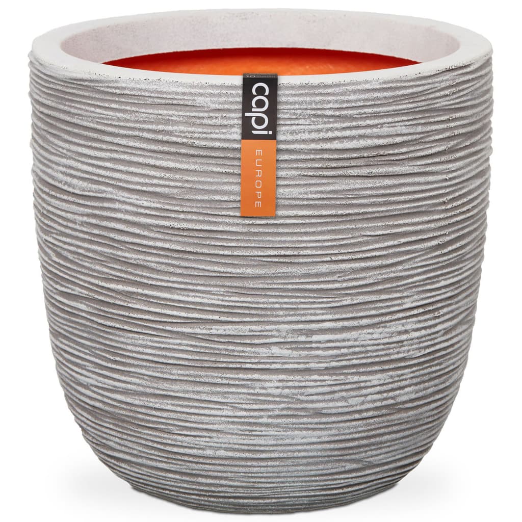 Capi Flowerpot Natur Rib 43x41 cm Elfenbeinfarbe Kofi933