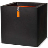 Capi Pflanzer Urban Smooth Square 50x50x50 cm Schwarz KBL904