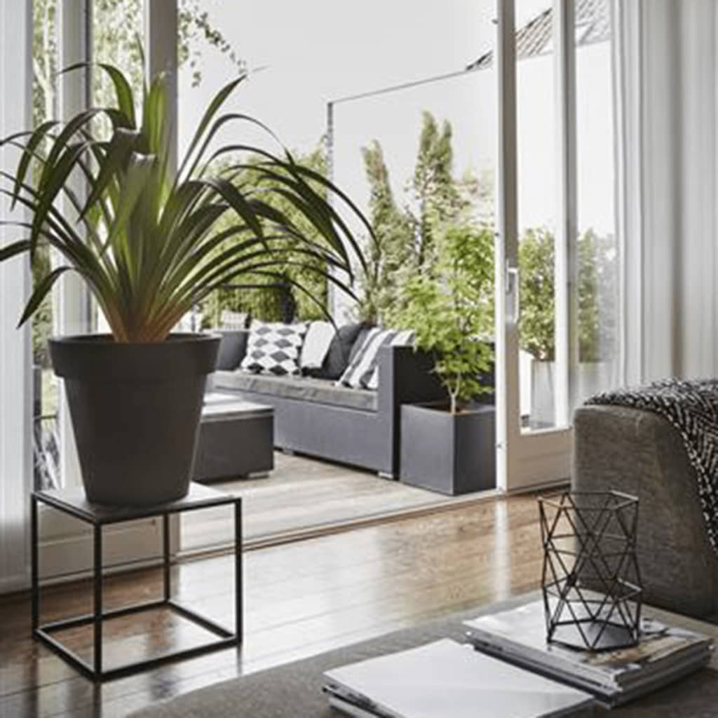 Capi Pflanzer Urban Smooth Square 50x50x50 cm Schwarz KBL904