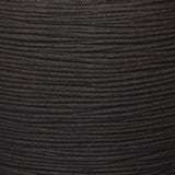 Capi Pflanzer Natur Rib Square 50x50 cm schwarz