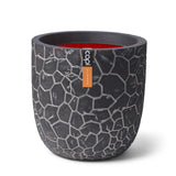 Capi Flowerpot Ton sphärisch 43x41 cm Anthrazit -gelöscht