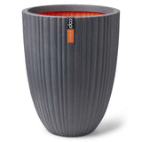 Capi Capi Flowerpot Urban Tube Elegante strato 55x73 cm Grigio scuro