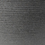 Capi Flowerpot Arc Granit, verjüngte Schicht 60x48 cm Anthrazit -gelöscht