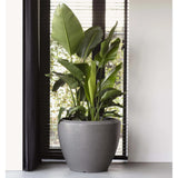 Capi Flowerpot Arc Granit, verjüngte Schicht 60x48 cm Anthrazit -gelöscht