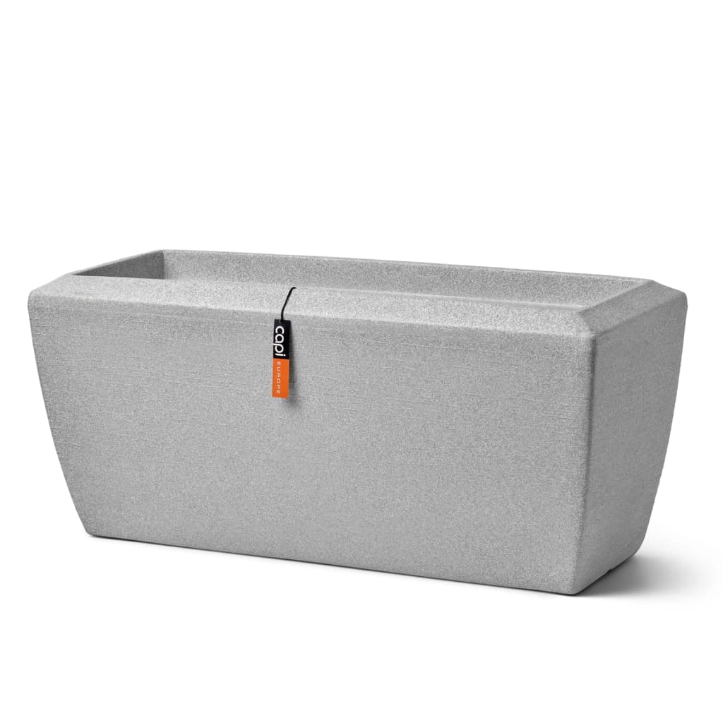 Capi Pflanzer Arc Granit rechteckig 60x35x40 cm Elfenbeinfarbe