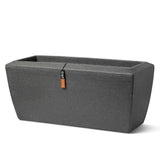 CAPI -Pflanzer -Arc Granit rechteckig 60x35x40 cm Anthrazit -Verschärft