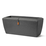 CAPI -Pflanzer -Arc Granit rechteckig 90 x 35 x 40 cm Anthrazit -gelöscht