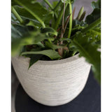 Capi Capi Flowerpot oprano rebro 35x34 cm Terrazzo Beige