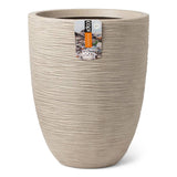 Capi capi planter tvätt rib elegant låg 46x58 cm terrazzo beige