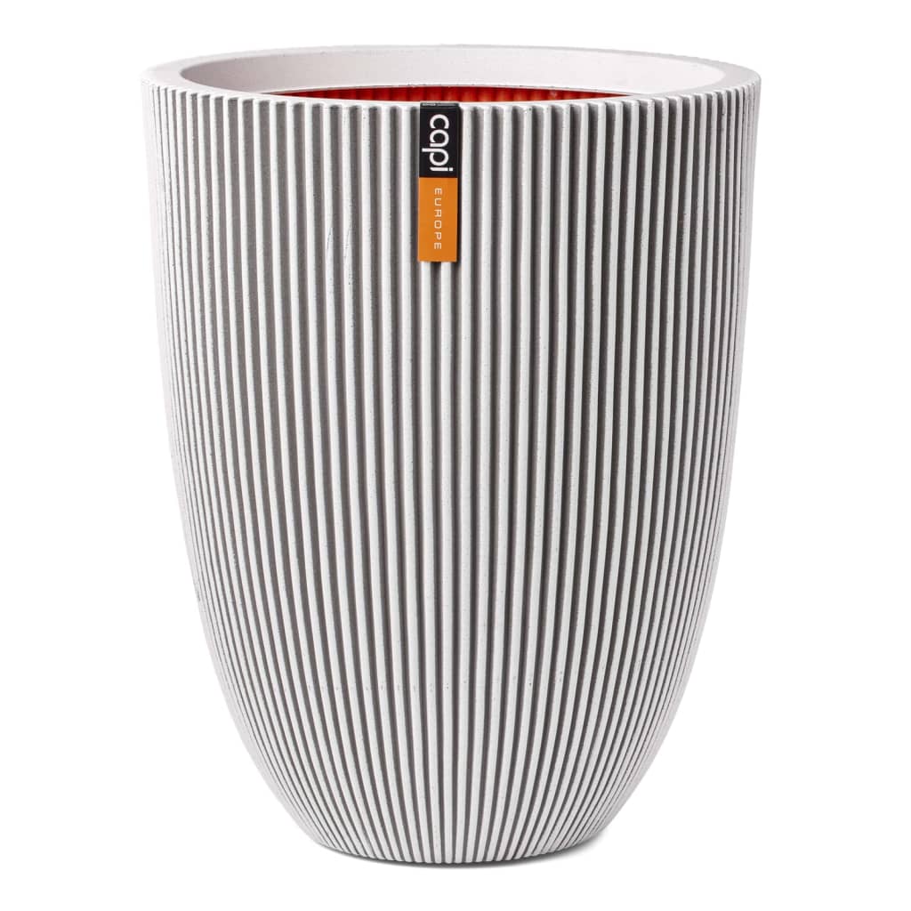 Capi CAPI Flowerpot Groove Elegante 46x58 cm Colore di avorio