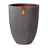 Capi Capi Flowerpot Groove Elegant 46x58 cm Anthracite -farvet