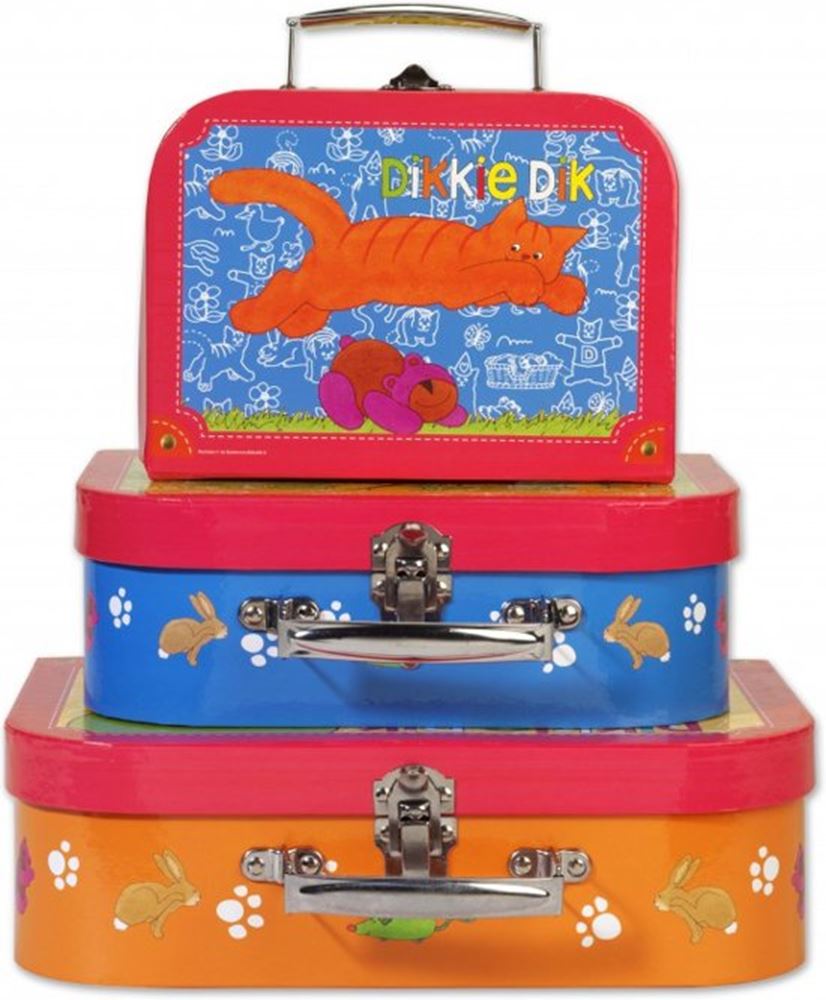 Bambolino Toys Bambolino 3-teiliges Kofferset Dikkie Dik