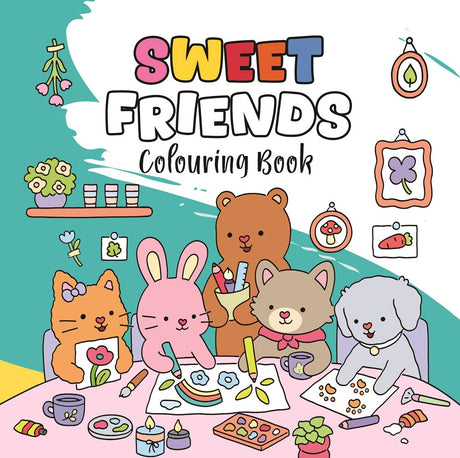 Cozy 1: kleurboek happy friends 12 st 4