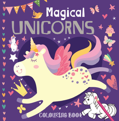 Kleurboek unicorn princess (12 stuks).