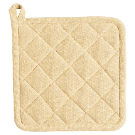 Leinen mehr Topflappen Indi Pampas 20x20 cm gelb