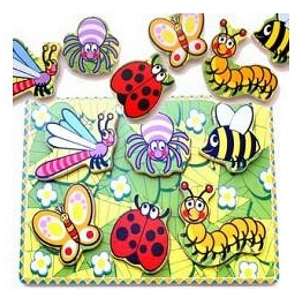 Simplement pour les enfants Puzzle des insectes en bois