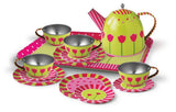Simply for Kids Tulpen-Teeservice aus Zinn im Koffer
