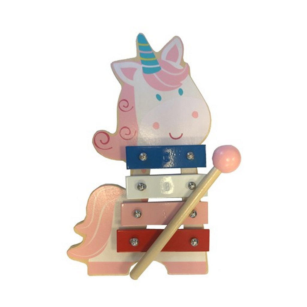 Einfach für Kinder Holz Einhorn Xylophon