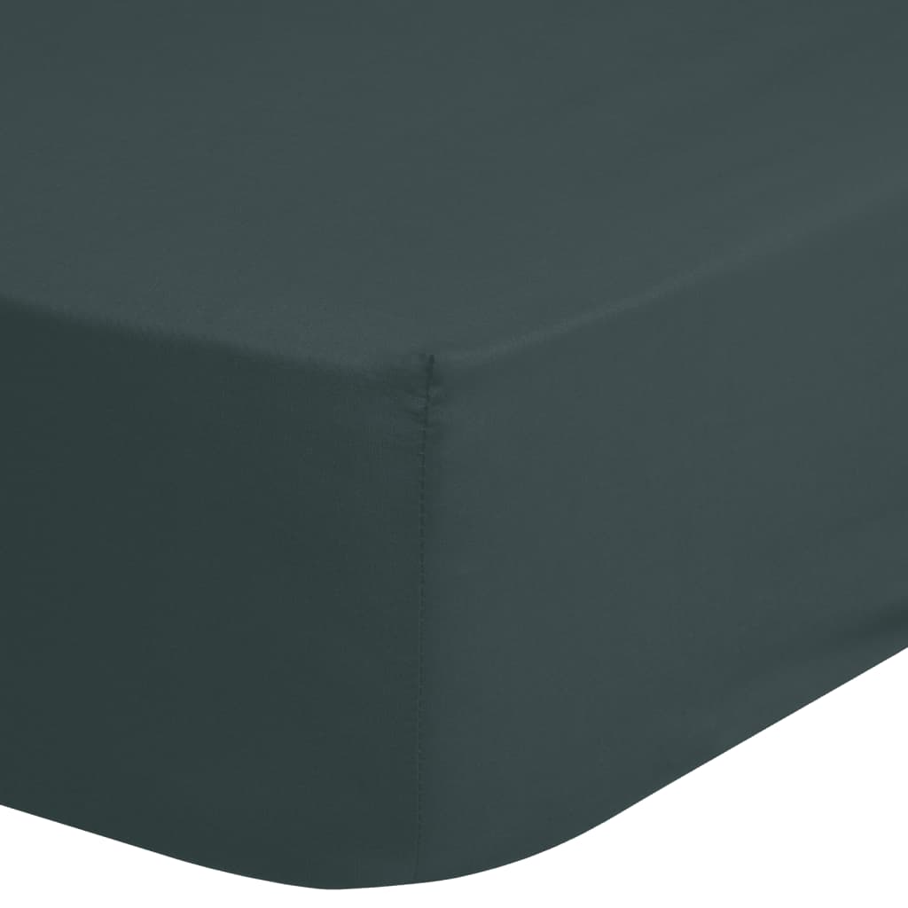 Good morning good morning fitted sheet 100x200 cm dark green