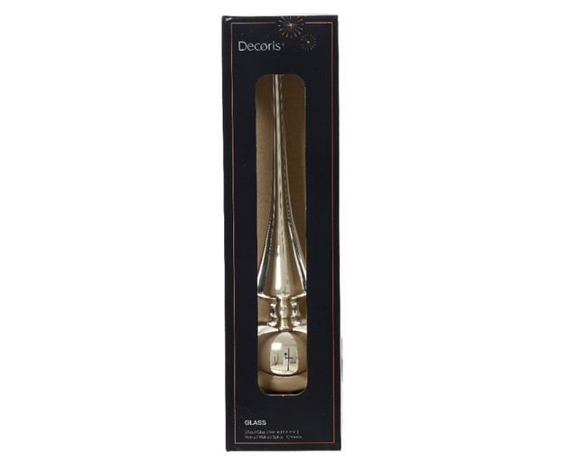 Decoris Peak Glasglanz 26cm Silber