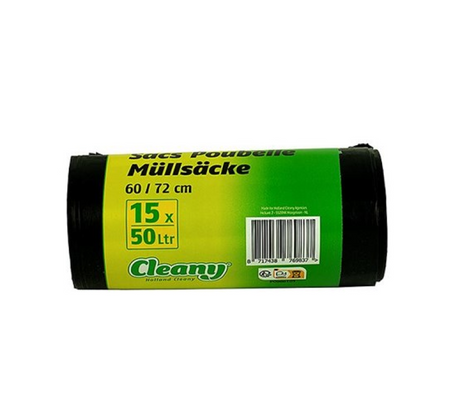 Produkte Müllsäcke 50 Liter schwarz 15 Stk