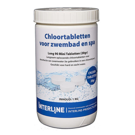 Interline -Chlor -Tabletten Long90 20gram 1 kg