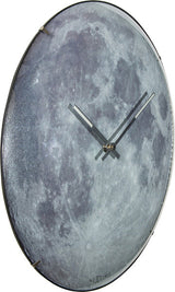 Nexttime ne-3164 wanduhr dia. 35 cm, konvexes Glas, 'Blue Moon Dome'