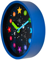 Nextime nx-7356 wanduhr nxt apollo dia 30 cm kunststoff blau