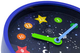 Nextime nx-7356 wanduhr nxt apollo dia 30 cm kunststoff blau