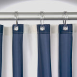 Dichtungsfellduschvorhang Linje 180 cm Blau 233011324