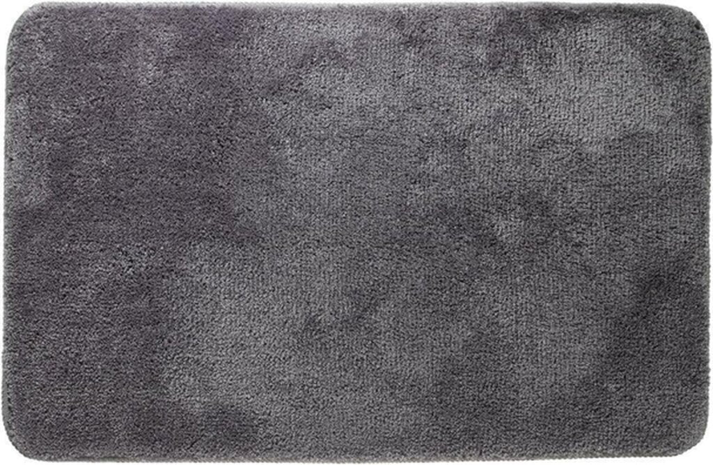 Dichtungskinne Angora Bad Matte 60x90 cm Polyester dunkelgrau