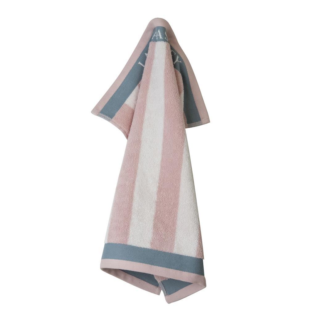 Laura ashley laura ashley keukendoek blush stripe 50x50 cm roze